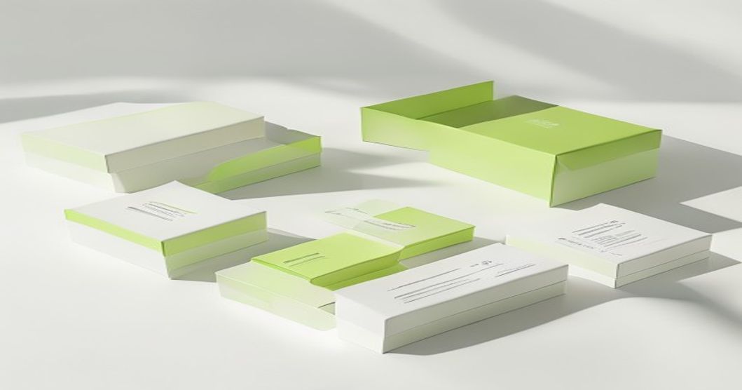 Empat jenis box kemasan: tuck top, lock bottom, sleeve, dan mailer box