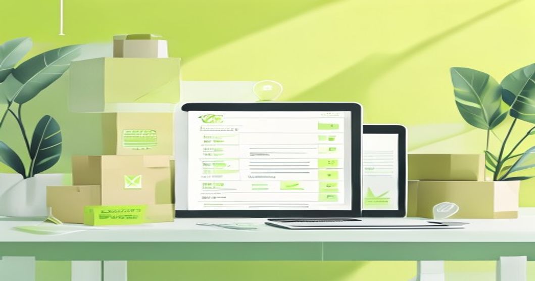 Ilustrasi vendor packaging terpercaya dengan dokumen verifikasi dan kemasan produk