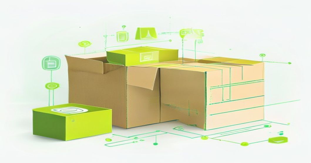 Ilustrasi kalkulasi HPP cetak box dengan komponen biaya produksi kemasan