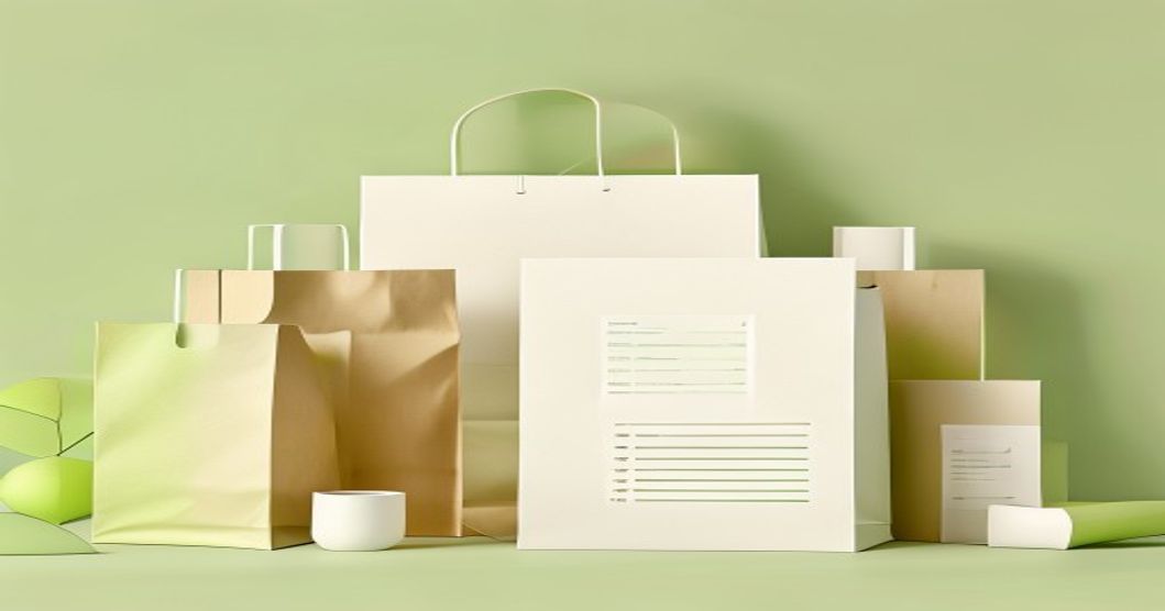 Ilustrasi paper bag custom berbagai ukuran dengan komponen biaya cetak packaging