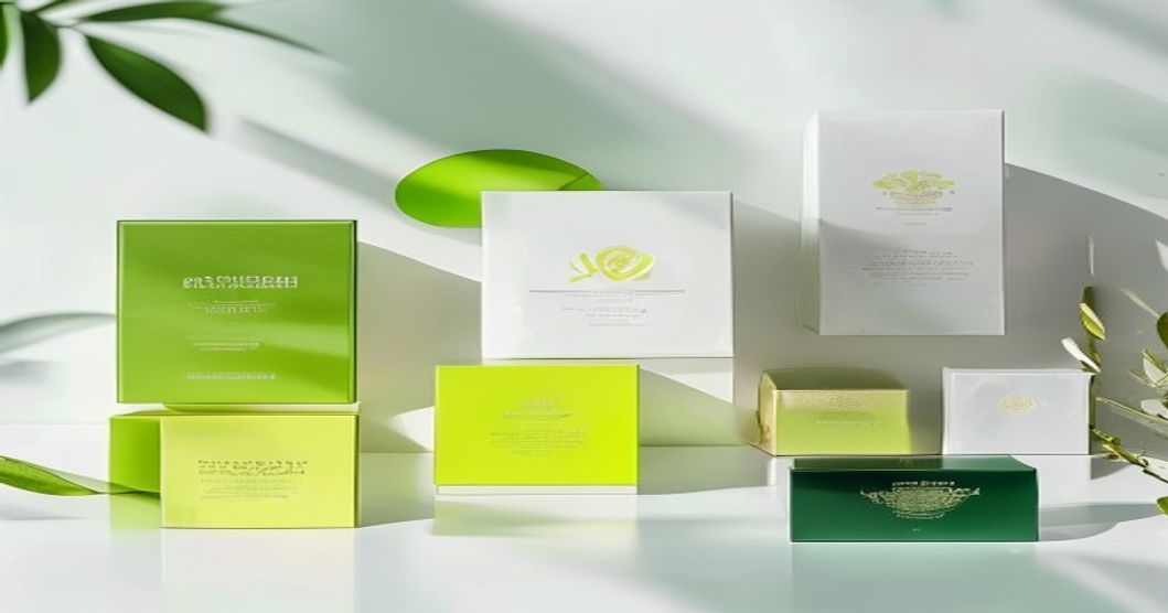 Berbagai kemasan box dengan finishing premium: doff, glossy, hot stamping, dan emboss