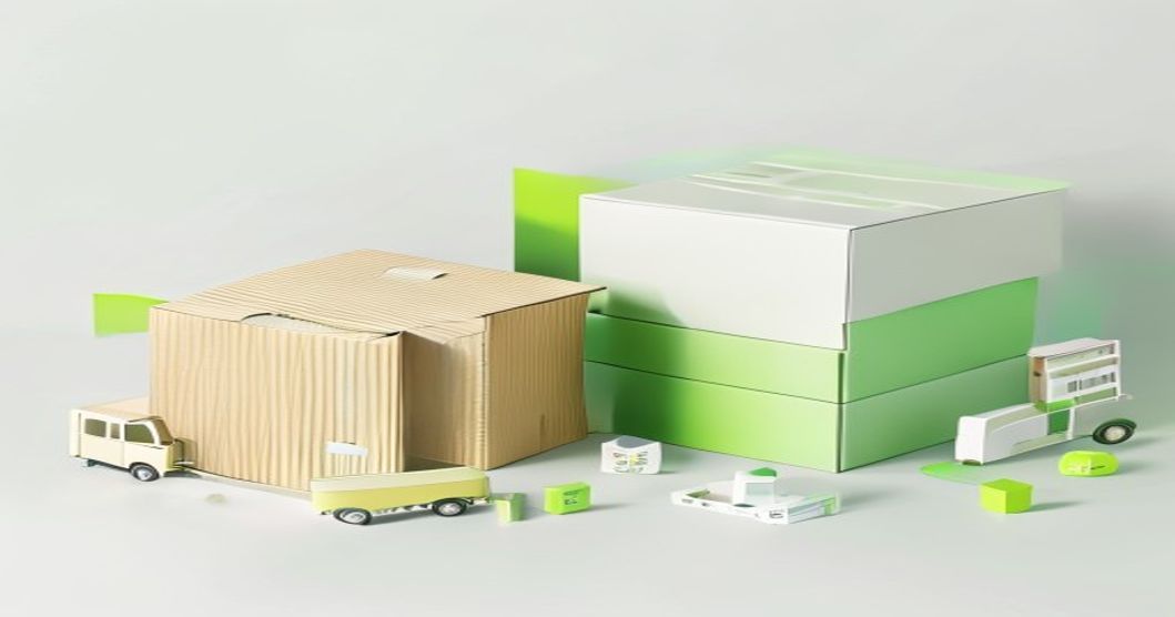 Perbandingan kemasan corrugated dan karton lipat untuk pengiriman dan display produk