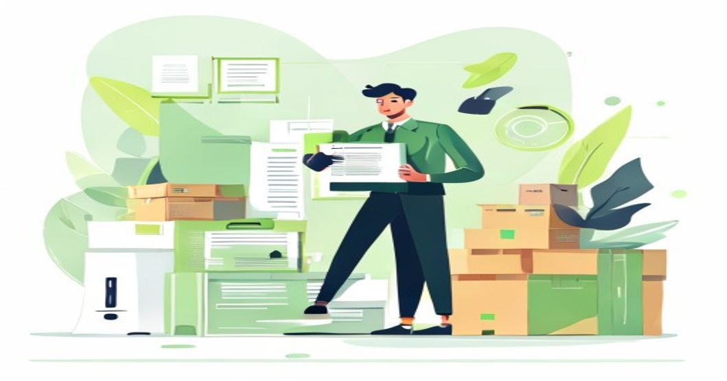 Ilustrasi checklist memilih vendor percetakan sebelum order dalam jumlah besar