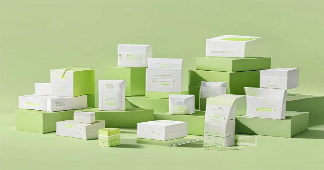 Berbagai ukuran box kemasan standar untuk produk F&B, kosmetik, dan elektronik